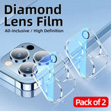 4-in-1 Set for iPhone 13, 14 Pro Max: High-Definition Tempered Film, Dustproof Mesh, and Camera Lens Protective Cover