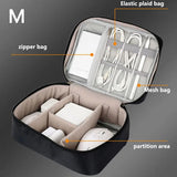 Travel Organizer Bag for Digital Accessories: Keep your USB charger, earphone wires, power bank, and other gadgets organized