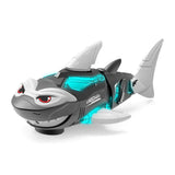 Interactive Electric Shark Toy: Walking Shark with Lights and Sound—Fun Playtime for Toddlers, Ideal Birthday Gift