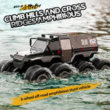 Kids' Electric Amphibious RC Car: Cross-Country Climbing, Waterproof, Armored Toy for Boys