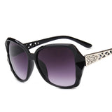 High-Quality Vintage Big Frame Mirror Sunglasses for Women: Gradient Lenses, Ideal for Sun Protection