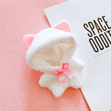Hoodie Jumpsuit Sweater Outfit for 17cm Labubu Doll – Cute Plush Clothing Set for Fans & DIY Dress-Up Accessories