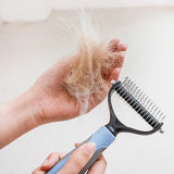 Professional Pet Grooming Brush: Dog Hair Deshedding Tool, Fur Knot Cutter, Puppy and Cat Comb, Ideal for Shedding and Grooming, Pet Care Supplies