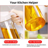 630ML Large Olive Oil Dispenser Bottle with Auto Flip Cap – Leakproof Condiment Container for Kitchen Cooking Tools