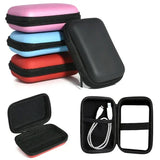 Mini Zippered Storage Hard Bag - Portable Earphone Case and Headset Box, Multifunction Organizer for SD and TF Cards, Ideal for Headphone Storage