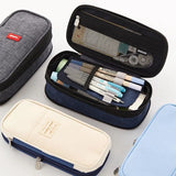 Zippered Large Capacity Pencil Case: Ideal Stationery Storage Bag for Students, Perfect as a Gift