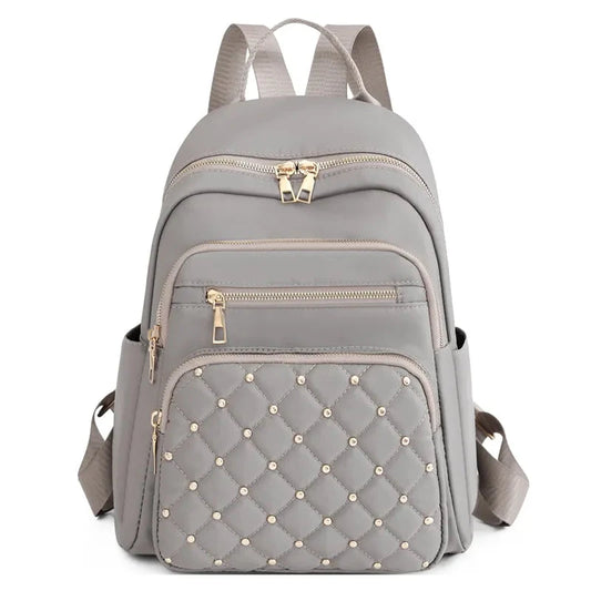 Women's High-Quality Nylon Backpack: Spacious for Travel and School, Ideal for Teenage Girls