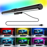 USB RGB LED Monitor Light Bar - Stepless Dimming, Eye-Care Computer Screen Hanging Lamp, Atmospheric Desk Lighting