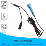 Portable Mini Wired Microphone with 3.5mm Stereo Jack, Suitable for Studio Use, KTV Karaoke, Voice Singing, and Compatible with Phones, Tablets, PCs, and Laptops