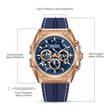 MEGIR Luxury Men's Quartz Watch: Large Dial, Waterproof, Luminous, Chronograph