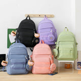 Charming Girls' School Bags: Spacious Elementary School Backpack with Handbag and Pencil Bag, Ideal for Students