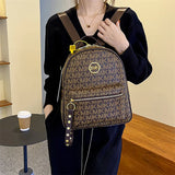 Classic Luxury PU Leather Women's Fashion Backpack: Spacious, Anti-Theft Design