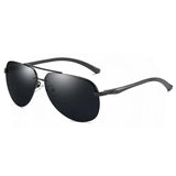 Top-Quality Rimless Pilot Sunglasses for Men: Luxury Aluminum Magnesium Frames, Classic Driving Shades