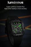 MEGIR Men's Fashion Military Quartz Watch: Large Dial, Chronograph, Luminous Calendar