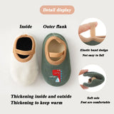 Infant Anti-slip Socks with Rubber Soles: Warm, Cute Crib Shoes for Boys and Girls