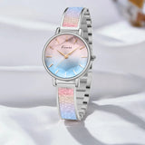 Light Luxury Series Women's Quartz Wristwatch with Slim Band - Elegant and Fashionable, Waterproof - Ideal Gifts for Women