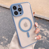 High-End Magnetic Wireless Charging Case for iPhone Models: Shockproof Soft Cover