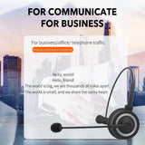 Mpow BH69 Bluetooth 5.0 Business Headset: Single-Sided Design with Wireless Voice Microphone for Customer Service, Office, and Driving Calls