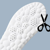 Elastic Latex Sports Insoles, Arch Support, Breathable, Shock-Absorbent