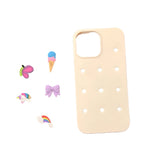 Amusing DIY Rainbow Unicorn Candy-Colored Silicone Case for iPhone 11, 12, 13, 14 Pro Max