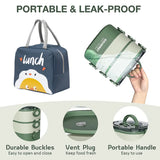 Large Capacity Leakproof Bento Lunch Box for Adults – 3-Layer Meal Prep Container with Spoon & Fork, Microwave Safe