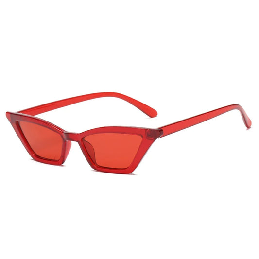 Vintage Red Sunglasses for Women - Brand Designer Retro Points Sun Shades, Superstar Female Eyewear