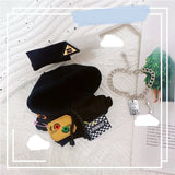 Hooded Jumpsuit Poncho Outfit for 17cm Labubu – Cute Mini Plush Doll Clothes & Accessories for Fans and Dress-Up Gifts