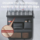 SEAMETAL Auto Seat Back Organizer with Foldable Tray, Tablet Holder, Tissue Box - Car Backseat Storage Bag Accessory