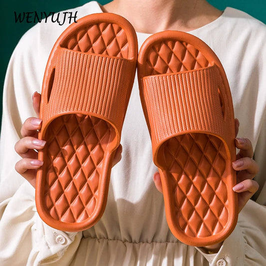 Non-Slip Indoor Bathroom Eva Slides: Slippers for Men and Women