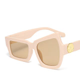 Punk-inspired Irregular Sunglasses for Women - Fashionable Streetwear Shades with UV400 Protection, Unique and Stylish Eyewear