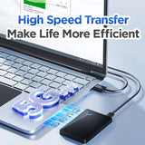 High-Speed Portable External Hard Drive: 5Gbps SATA HDD with USB 3.0, LED Indicator, 1TB, 4TB, 5TB Options, Compatible with Samsung PC and Mac