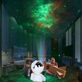 Astronaut Star Galaxy Projector: LED Night Light with Starry Sky Projection, Ideal for Bedroom Decoration