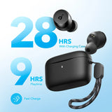 Anker Soundcore A20i Earbuds: True Wireless, Bluetooth 5.3, Customizable Sound via App, 28H Playtime