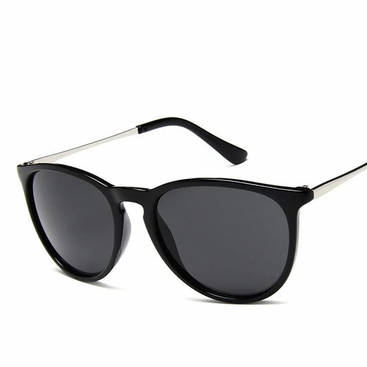 Designer Vintage Sunglasses for Women - Brand Shades with Mirrored Lenses, UV Rays Protection