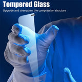 Set of 4 Tempered Glass Screen Protectors: Compatible with iPhone 14 Pro Max, 14 Plus, 14 Pro, and Various Models from iPhone 13 to 12 Mini