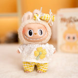 Labubu Idol Doll Outfit Set – Candy Hairpin, Stylish Shorts & Sitting Party Clothing for 17cm Mini Plush Dolls Accessories