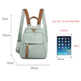 Stylish Mini Backpack for Girls: Perfect Shoulder Bag for Women, Great for Travel and Fits an iPad Mini 6