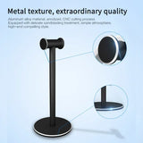 Durable and Stable Aluminum Alloy Headphones Stand - Universal Detachable Gaming Headset Bracket, Earphone Display Rack