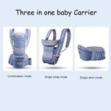 Ergonomic Baby Carrier: Front-Facing Kangaroo Sling for Newborns