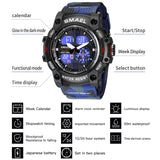 Top Luxury Military Men's Watch – Dual Display Waterproof Sport Wristwatch with Digital Chronograph & Date