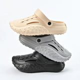 Summer Men's Trendy Sandals: Casual Beach Jelly Shoes for Outdoor Wear