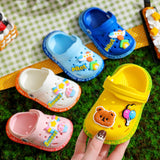 Non-Slip Cartoon Cave Hole Sandals for Kids: Quick-Drying, Soft-Soled Summer Slippers for the Beach and Garden