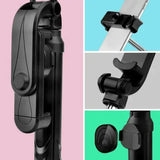 Wireless Bluetooth Selfie Stick Tripod with Remote Control, suitable for smartphones, live photos, camera monopods, and self-timer shots