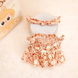Mini Plush Doll's Clothes Outfit Accessories For Labubu V1 V2 Idol Dolls Berry Pattern Dress Knitted Cardigan Clothing Gift
