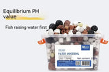 Aquarium Filter Media Kit: Volcanic Rock, Bacterial Balls, Activated Carbon, Ceramic Rings, Coral Bone, and Biochemical Cotton