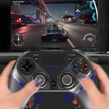 Bluetooth Game Controller for PlayStation 4 and PC - Ipega PG-P4010 Joystick with Touchpad, LED Light, and Headphone Jack Gamepad