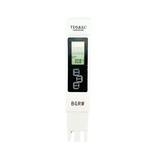 White Digital Water Quality Tester: 1PC TDS EC Meter with a Range of 0 to 9990, Multifunctional for Testing Water Purity, Temperature, and PPM.