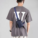 Compact Shoulder Bag for Men: Small Messenger Bag, Perfect for Anti-Theft Travel, Ideal Mini Crossbody Phone Bag