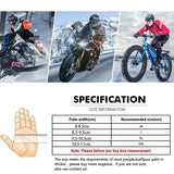 Windproof Waterproof Motorcycle Gloves for Men - Ideal for Motorbike Riding, Touch Screen Compatible