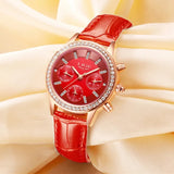 LIGE Luxury Brand Diamond Women's Watch: Waterproof Quartz Clock for Women